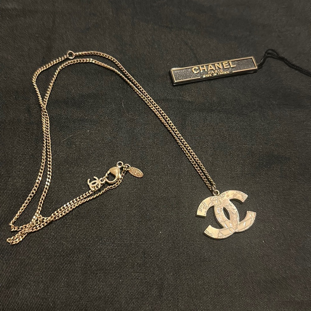 Chanel Double C Atlas Necklace - FULL SET!! Rare!